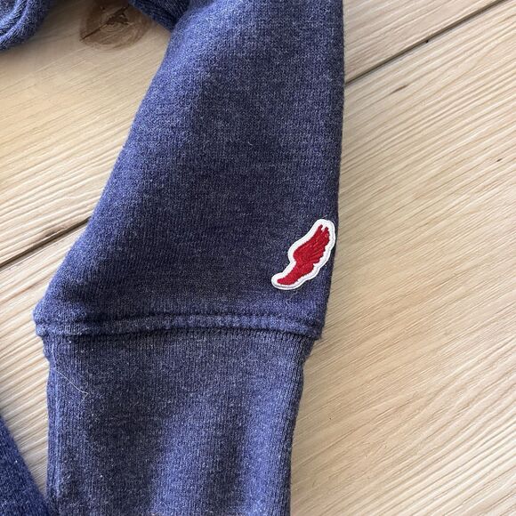 THE LEAGUE Size S US Naval Academy Men's Blue Quarter Zip Sweatshirt Embroidered - Picture 4 of 5